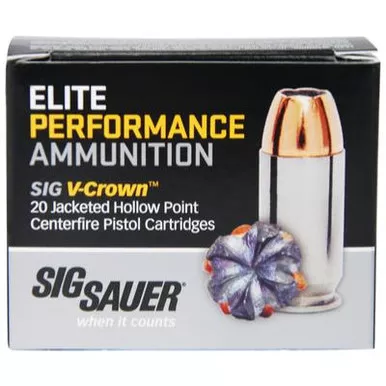 Elite Performance V-Crown .45 ACP 185 Grain Jacketed Hollow Point