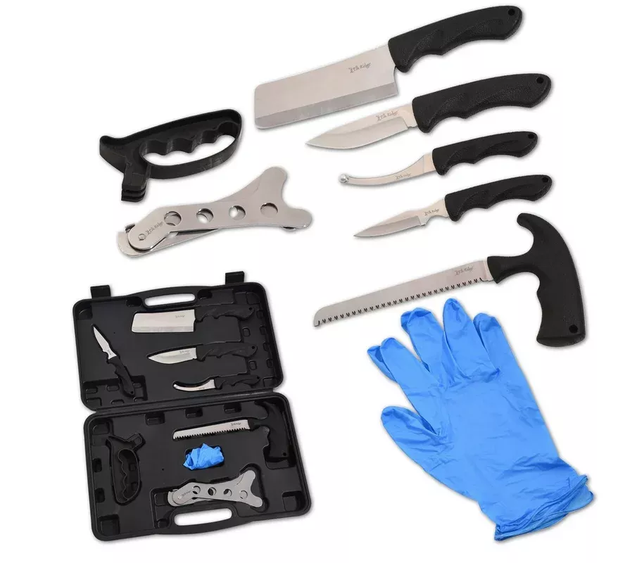 Elk Ridge – Hunting Game Processing Kit – 9-PC Set – ER-190