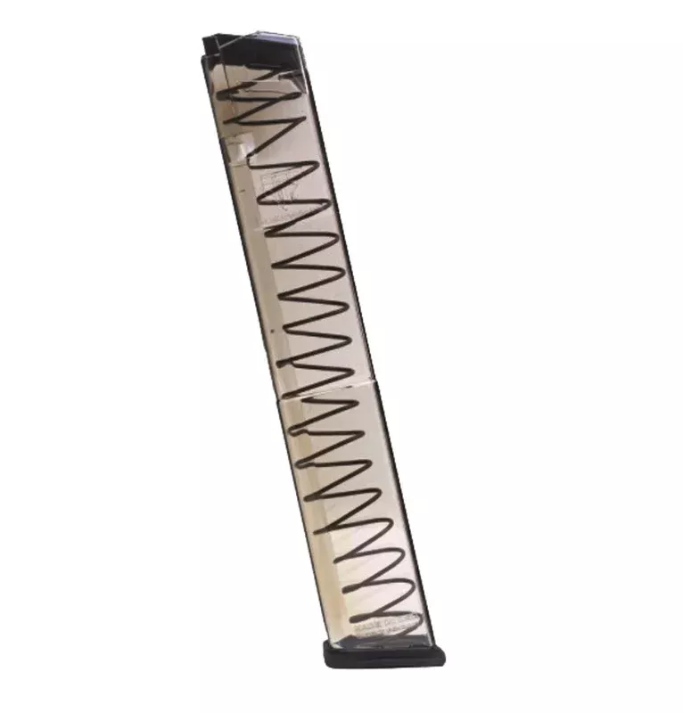 ETS .40 S&W Translucent Magazine for Glock Pistols, 30 Round