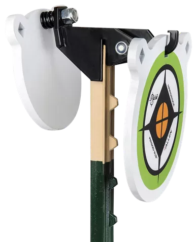 Ez-Aim 15634 Fence Topper Gong Hook & Recoil Spring Black/Brown Steel 7"