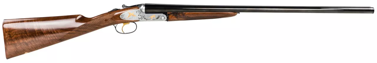 F.A.I.R. Iside Deluxe Prestige SXS 16 Ga, 28″ Barrel, Walnut Stock, Blued, 2rd