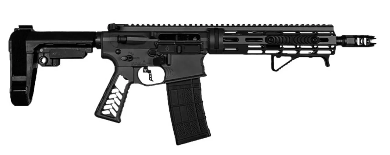 Falkor Phantom AR-15 Pistol 300 Blackout, Black, 10.5″ Barrel SBA3 Brace 30rnd Mag
