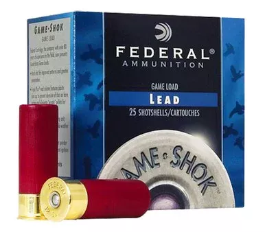 Federal 16 Gauge Ammunition Game-Shok H1634BOX 2-3/4″ #4 Shot 1-1/8oz 1295fps 25 Rounds