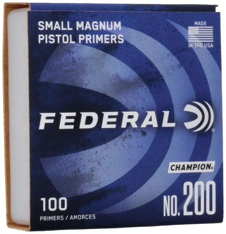 Federal #200 Small Pistol Magnum Primers – Premium Reloading Components