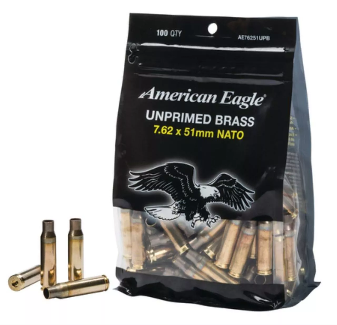 Federal Ammunition Lake City Unprimed New Brass Cases 7.62x51mm