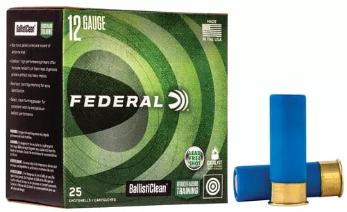 Federal BC127RS BallistiClean Law Enforcement 12 Gauge 2.75″ Slug Shot 25 Per Box/