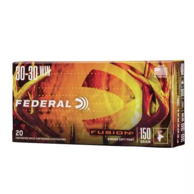 Federal F3030FS1 .30-30 Winchester 150 Grain Fusion Flat Nose