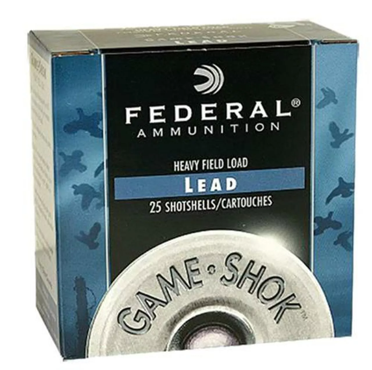 Federal Game Shok Heavy Field 12 Ga, 2.75″, 1-1/8z, 4 Shot, 25rd/Box