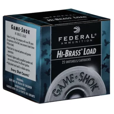 Federal Game-Shok Upland Hi-Brass 410 Bore – Shot Size 7.5 – Shot Charge 1/2oz