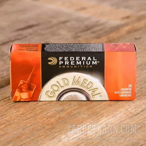 Federal Gold Medal Match 223 Remington Ammunition – 200 Rounds of 77 Grain BTHP