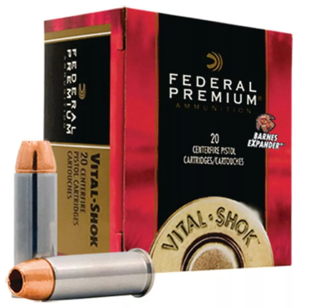 Federal Premium 41 Remington Magnum Lead Flat Nose 250gr, 20rd Box