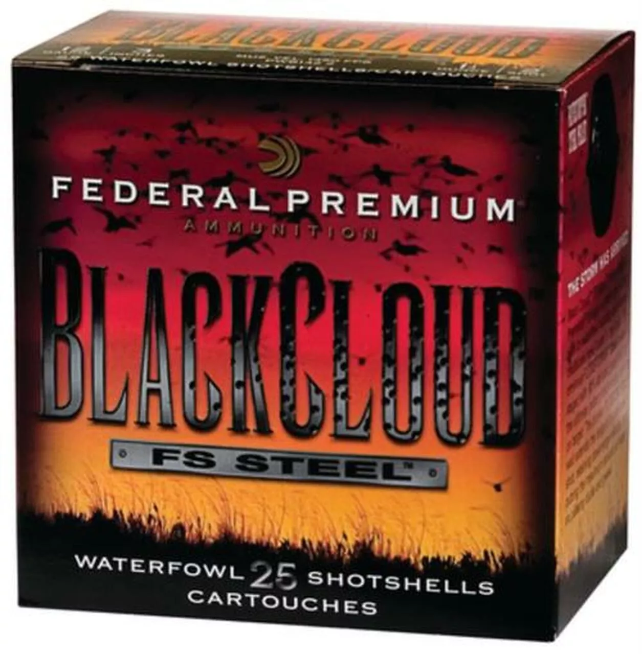 Federal Premium Black Cloud Waterfowl 12 Ga, 3.5″, 1500 FPS, 1.50oz, 4 Shot, 250rd/Case (10 Boxes of 25rd)