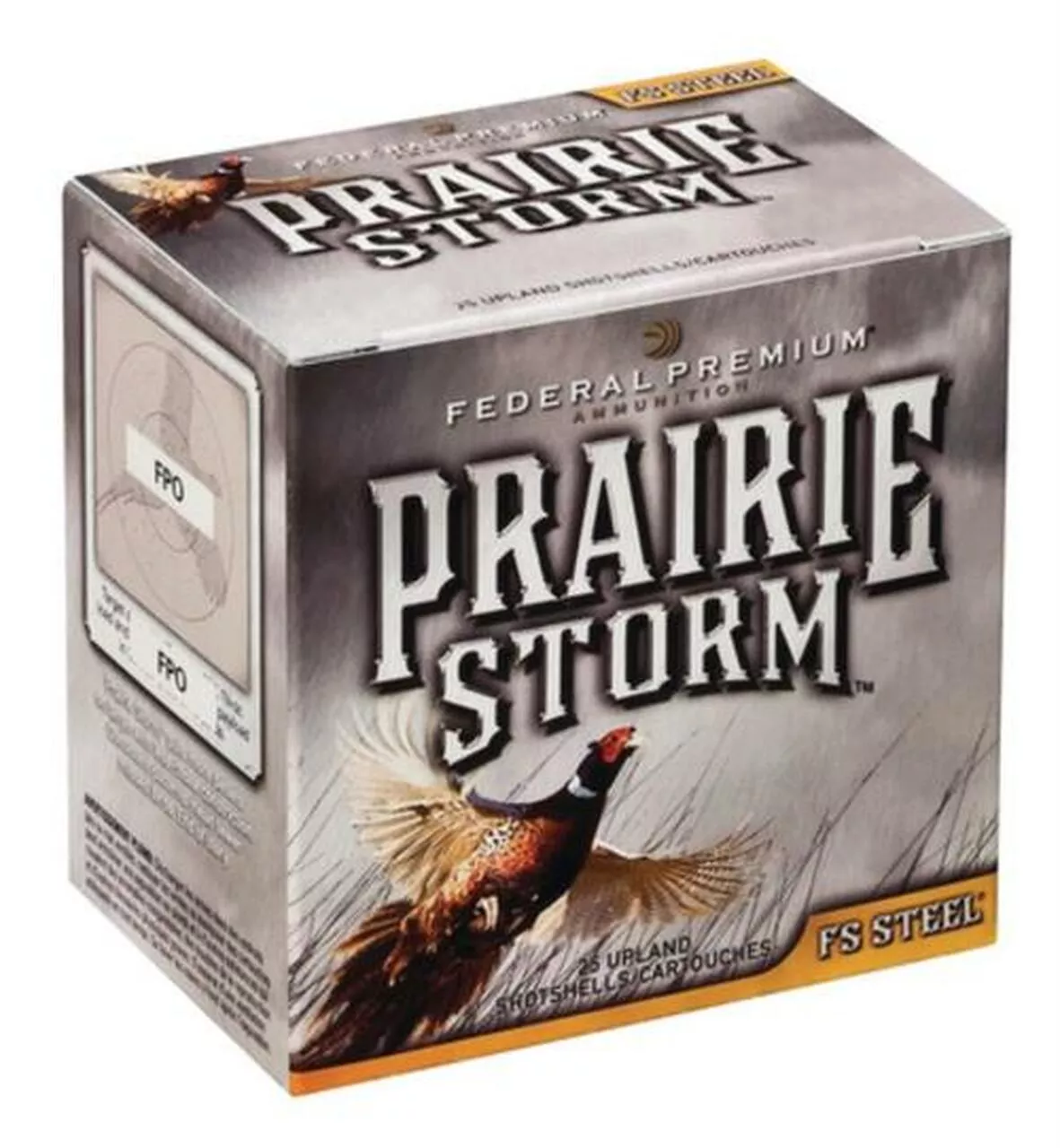 Federal Premium Prairie Storm FS Steel 20 Ga, 3″, 1500 FPS. 0.875oz, 3 Shot, 25rd/Box