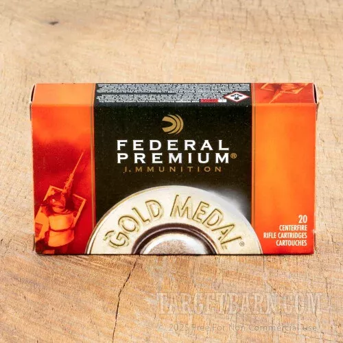 Federal Premium Sierra Match King Gold Medal 7.62 NATO Ammunition – 20 Rounds of 175 Grain HP-BT