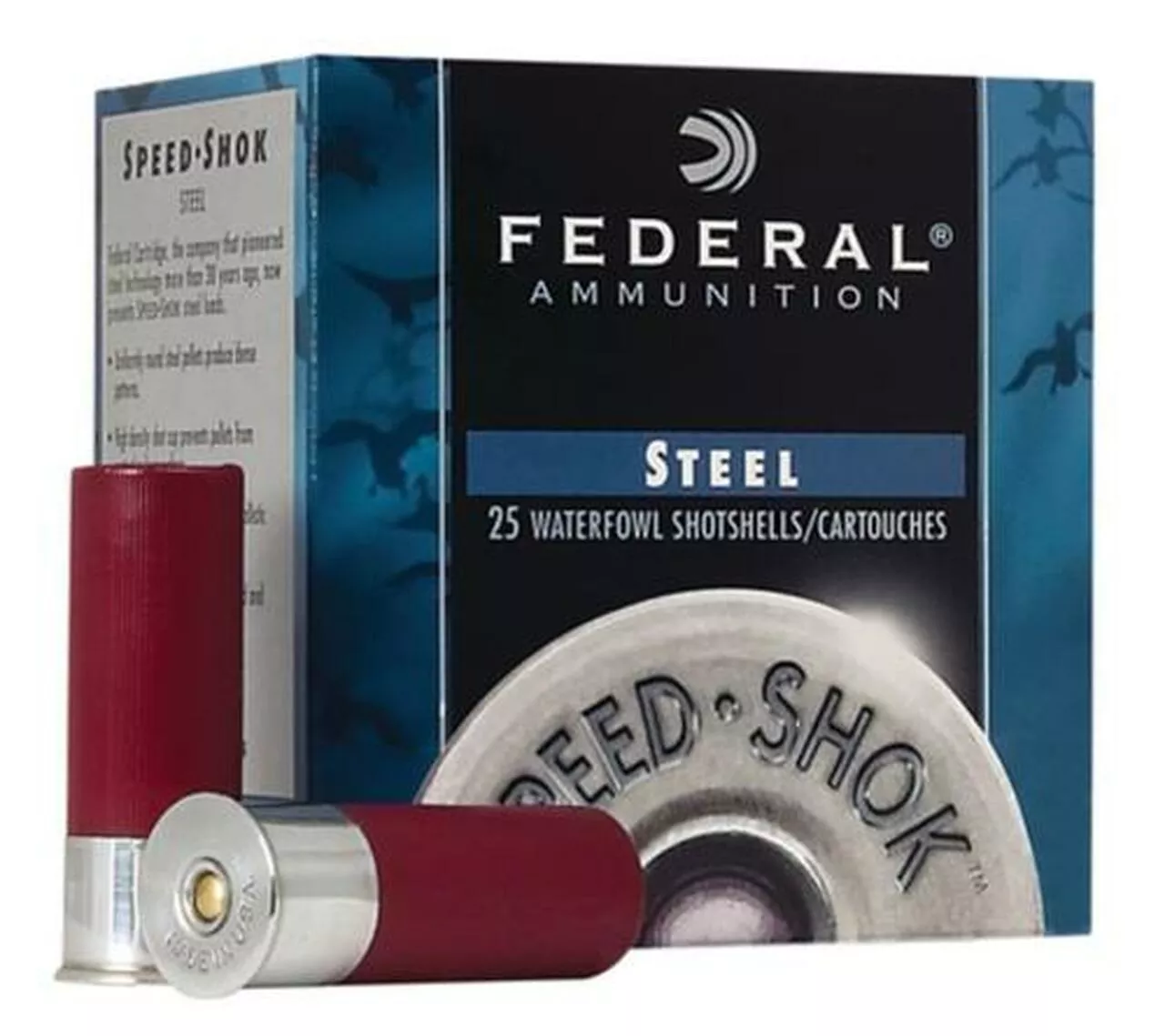 Federal Speed-Shok Waterfowl 12 Ga, 3.5″, 1-3/8oz, 2 Shot, 25rd/Box