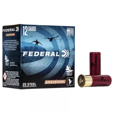 Federal Speed Shok Waterfowl Steel Shotshells 12ga 3″ 1-1/8oz – 250 Round Case