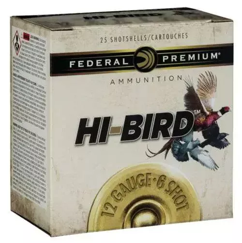 Federal Upland Hi-Bird 12 Gauge 2.75″ 1 1/8oz. #8 Shot 25 Rounds