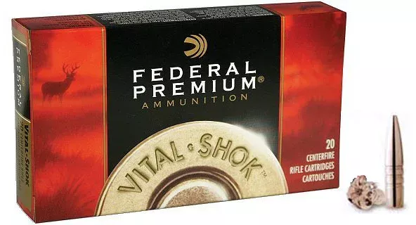 Federal Vital-Shok .338 Federal 185gr. Barnes Triple-Shock X-Bullet 2750FPS 20rd Box #P338FC