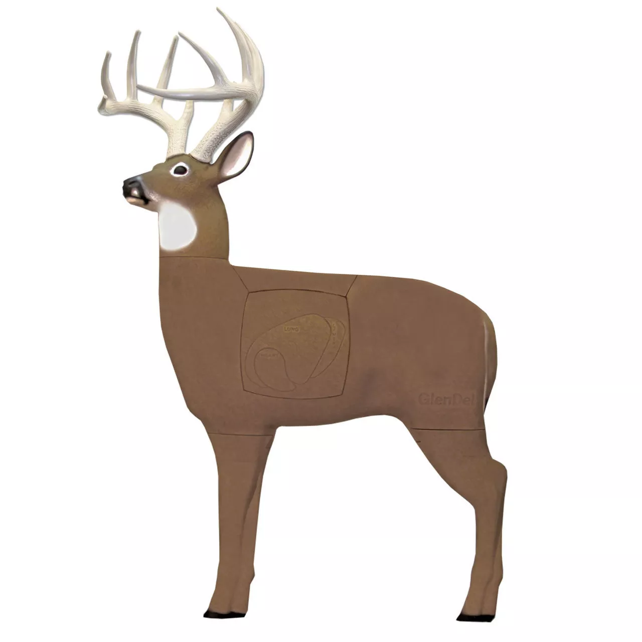 FeraDyne Outdoors Field Logic GlenDel Buck 3D Archery Target w/Replaceable Insert #71000