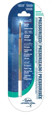 Fisher Space Pens Medium Point Space Turquoise Ink Pen Refill