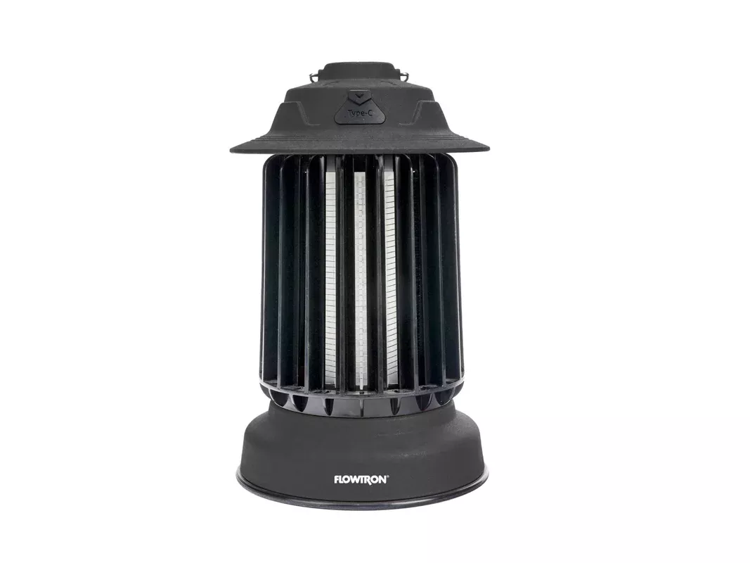 Flowtron Lantern Bug Zapper UV Light Trap with Quiet Fan & USB-C