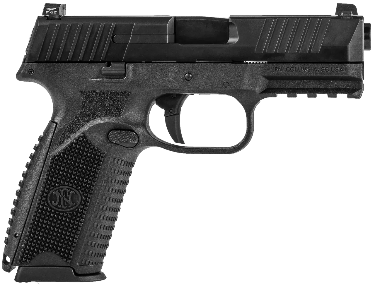FN 509 9mm 4″ Barrel No Manual Safety Black Slide/Interchangeable Backstrap Grip 17rd Mag