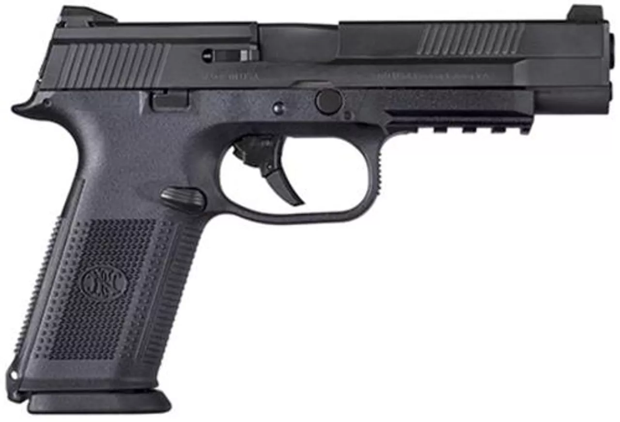 FN FNS40L, .40 S&W Long Slide, 5″, 10rd, Black