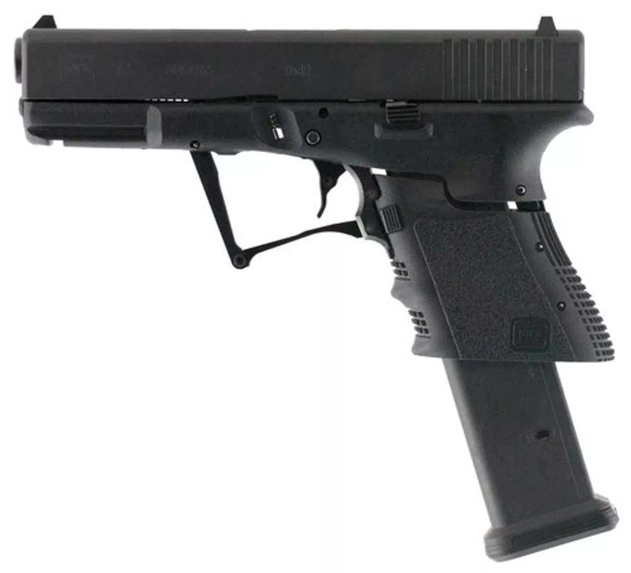 Full Conceal M3DF M3 Folding 9mm Double 4″ Barrel Black Underfolding Polymer Grip Glock 19 Gen 3 Slide