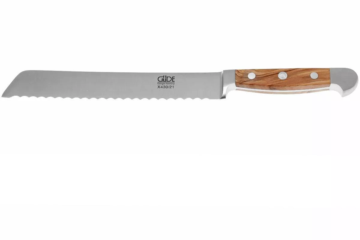 Güde Alpha Olive bread knife, X430/21