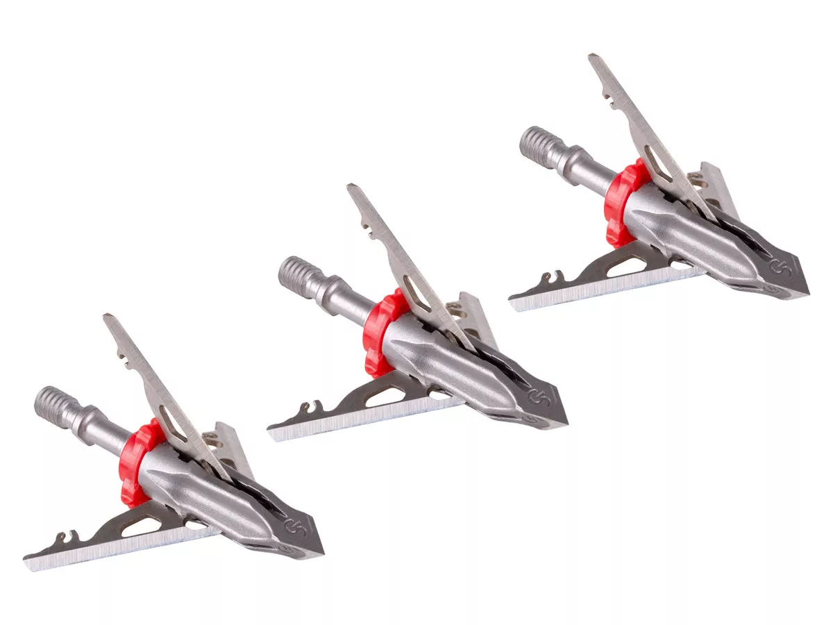 G5 Deadmeat V2 3 Blade Crossbow Broadhead 125 Grain, 3 Pack