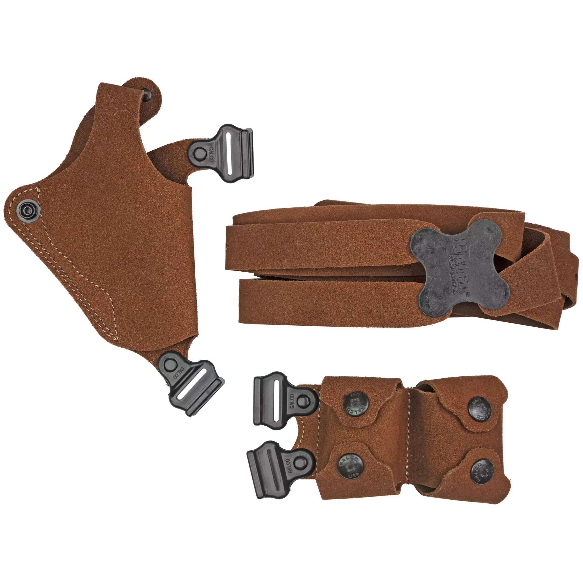 Galco CL2160 Classic Lite 2.0 Shoulder System Size Fits Chest Up To 56” Natural Leather Shoulder Fits S&W J Frame Fits Charter Arms Undercover Right Hand
