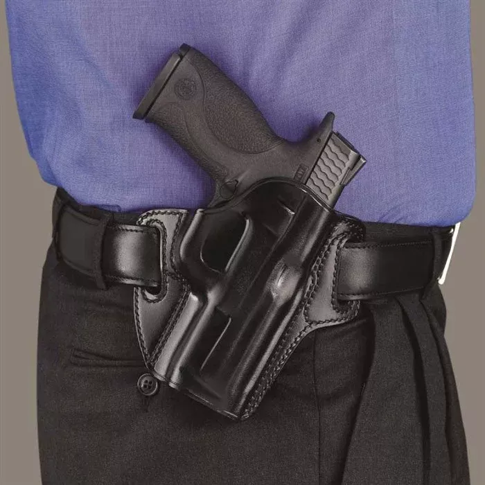 Galco CON158B Concealable Auto 158B Fits up to 1.50″ Belts Black Leather