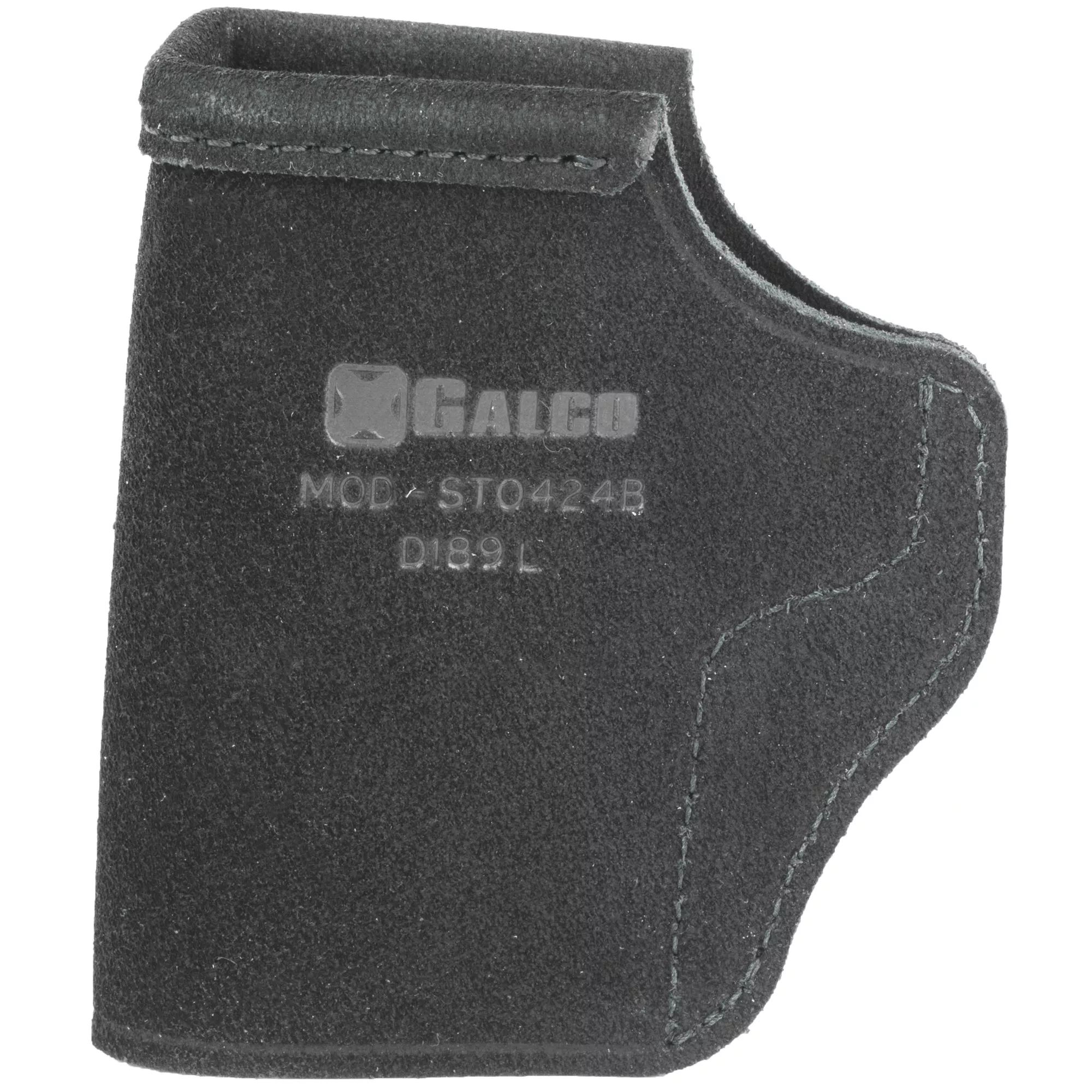 Galco STO424B Stow-N-Go IWB Black Leather Belt Clip Fits 1911 3” Barrel Right Hand