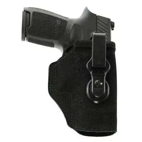 Galco TUC164B Tuck-N-Go 2.0 IWB Black Leather UniClip/Stealth Clip Fits S&W J Frame 3″ Ambidextrous