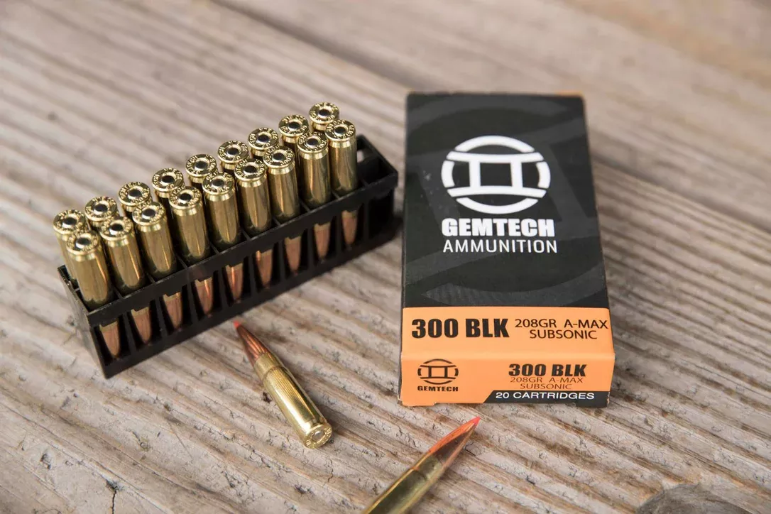 GEMTECH AMMUNITION .300AAC BLACKOUT 208GR. A-MAX 20-PACK
