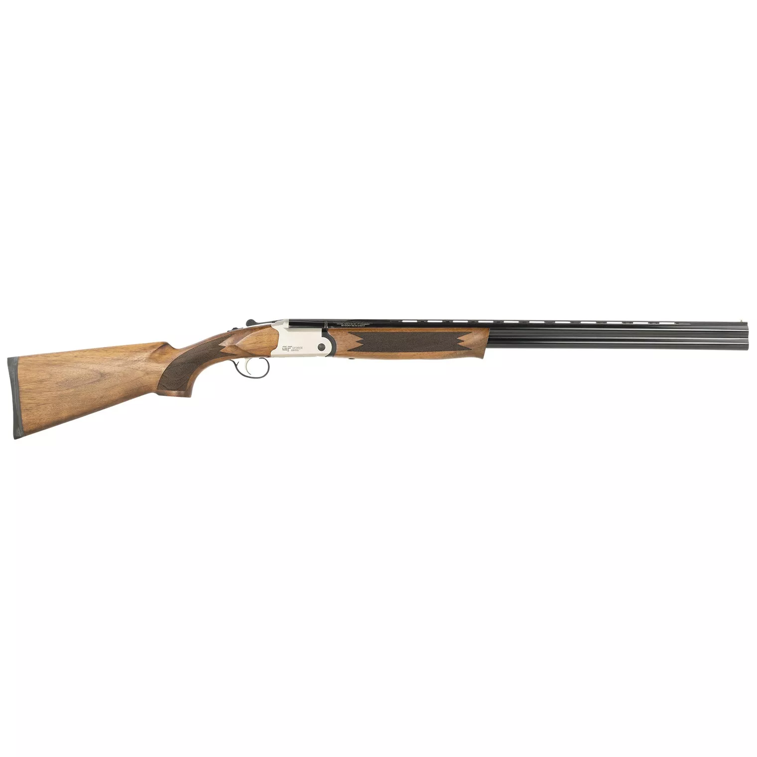 Gforce Arms GFS161228 S16 Filthy Pheasant Full Size 12 Gauge Break Open 3” 2rd 28” Black Vent Rib Barrel, Nickel-Plated Engraved Aluminum Receiver, Fixed Turkish Walnut Wood Stock, Ambidextrous