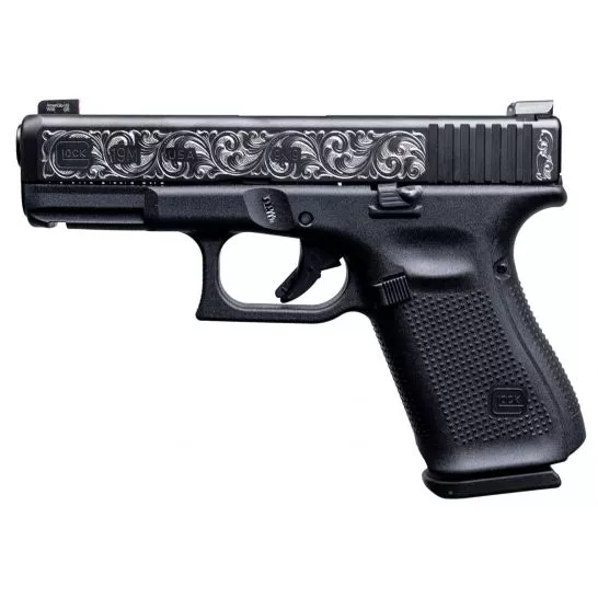Glock 19 Gen 5 9mm Pistol, Engraved – DAV-12419