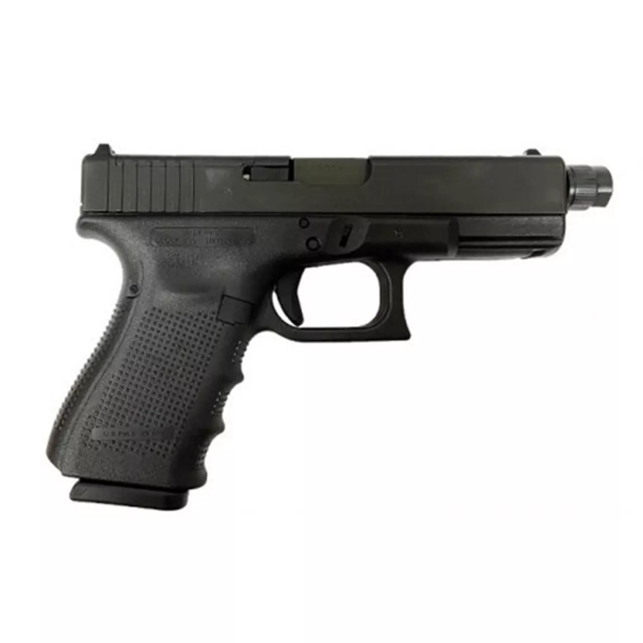 Glock, 19 Gen4, M.O.S, Striker Fired, Compact, 9mm, 4.02″ Threaded Barrel, Polymer Frame, Matte Finish, Fixed Sights, 15Rd, 3 Magazines