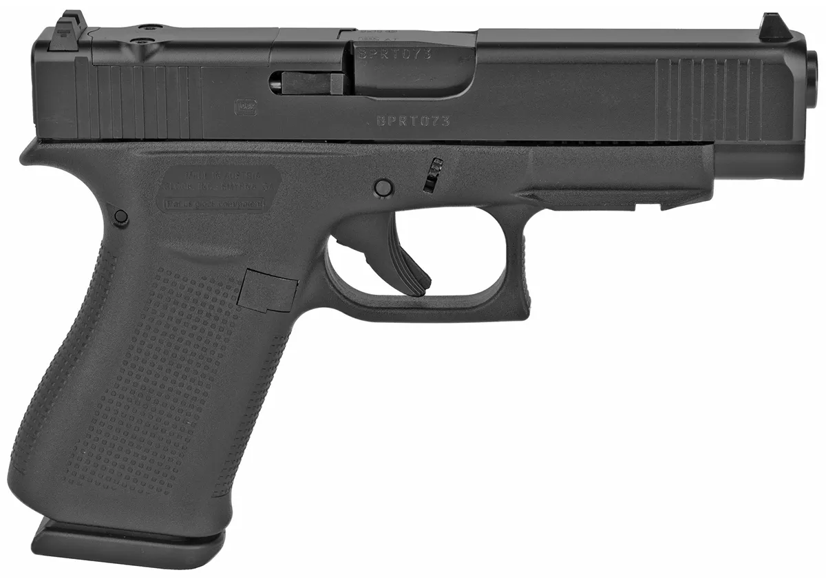 Glock 48 MOS Black 9mm Pistol