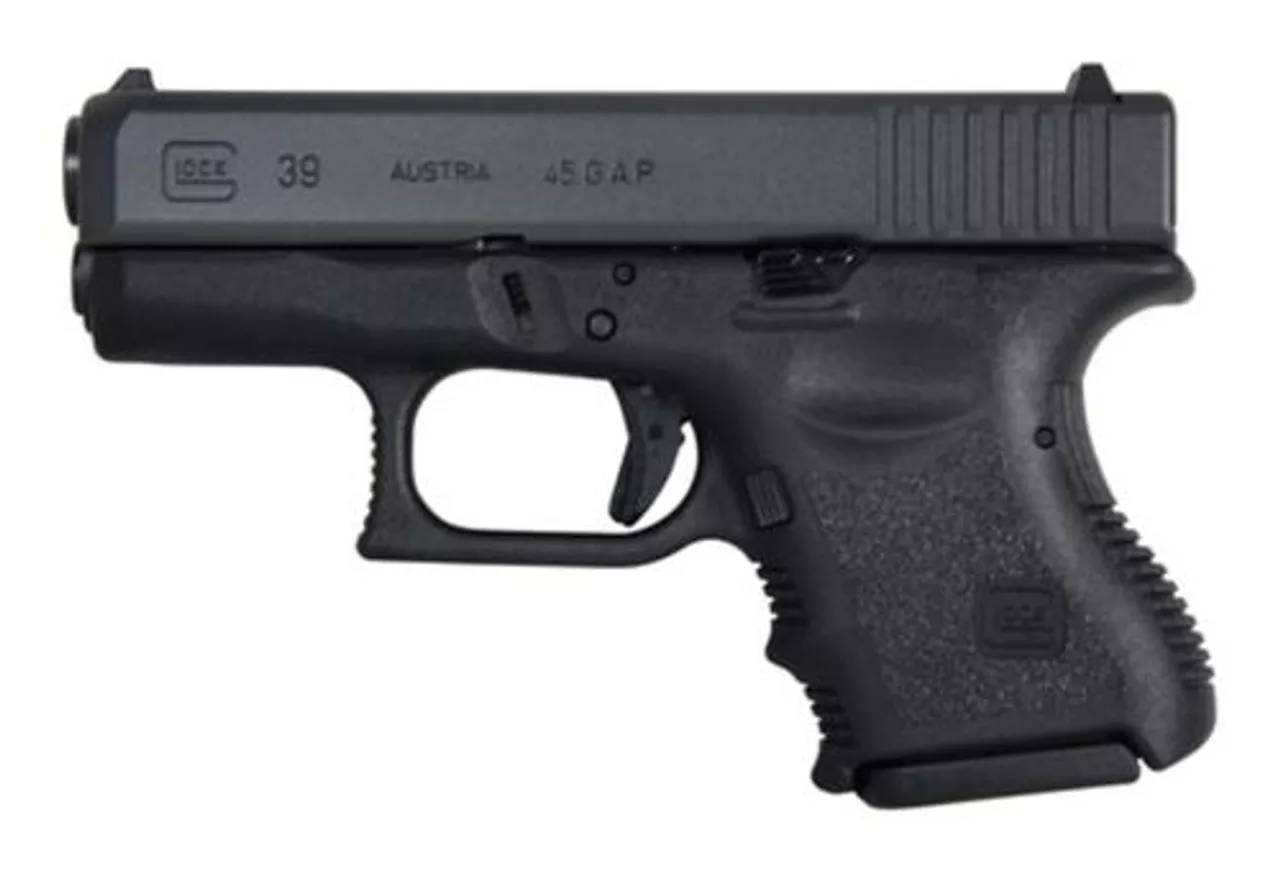 Glock G39 Talo, .45 GAP, 3.46″, 6rd, Black