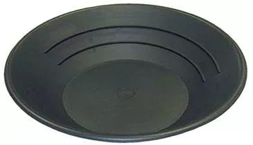 Gold Pan 14" - BLACK Plastic