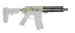 Gorilla Machining | AR-15 ‘GRASSHOPPER’ 7.5″ 5.56 NATO | Pistol Semi Complete Upper Receiver Build | OD GREEN