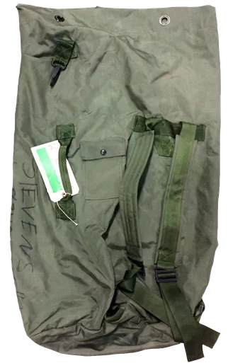 Gov't Issue Used Two Strap Duffle Bag