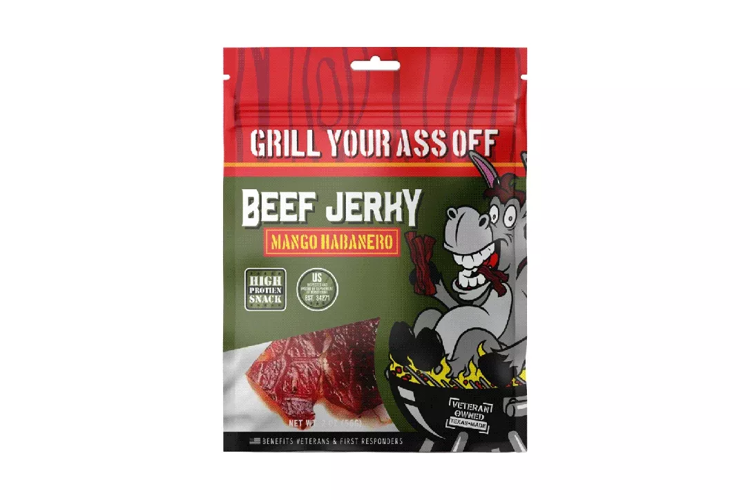 Grill Your Ass Off Mango Habanero Beef Jerky