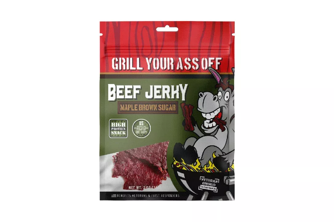 Grill Your Ass Off Maple Brown Sugar Beef Jerky