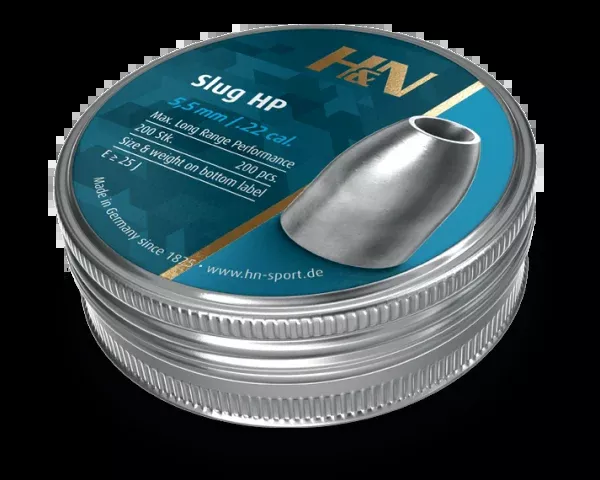 H&N Slug HP (.218) 22 Cal Air Pellets 30gr / 1,94g (200pk) (24389)