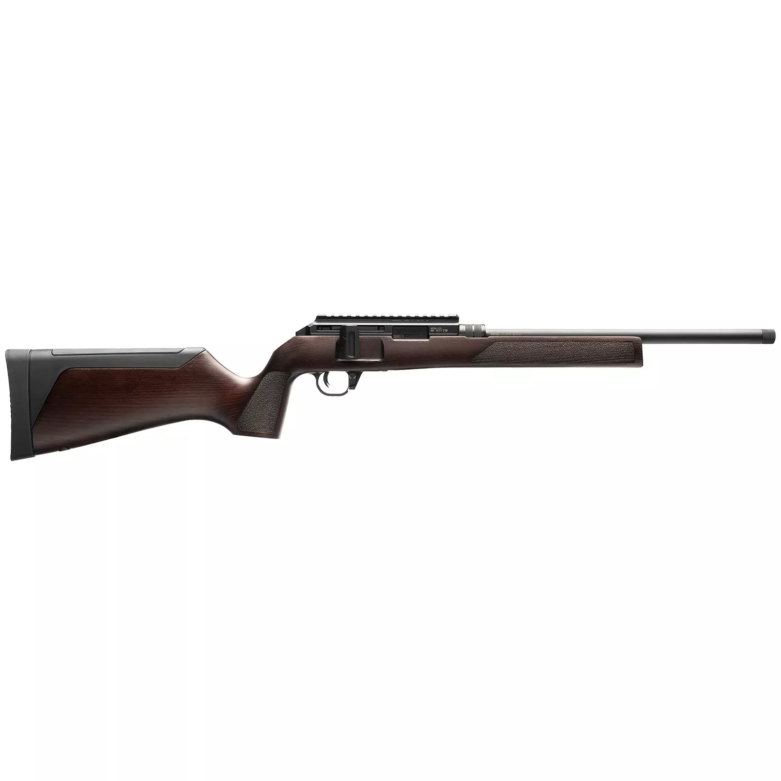 Hammerli Arms 5800100 Force B1 Sports South Exclusive 22 LR 10+1 16.10” Black Threaded Barrel, Black Receiver w/Picatinny Rail, Classic Brown Adjustable Wood Stock