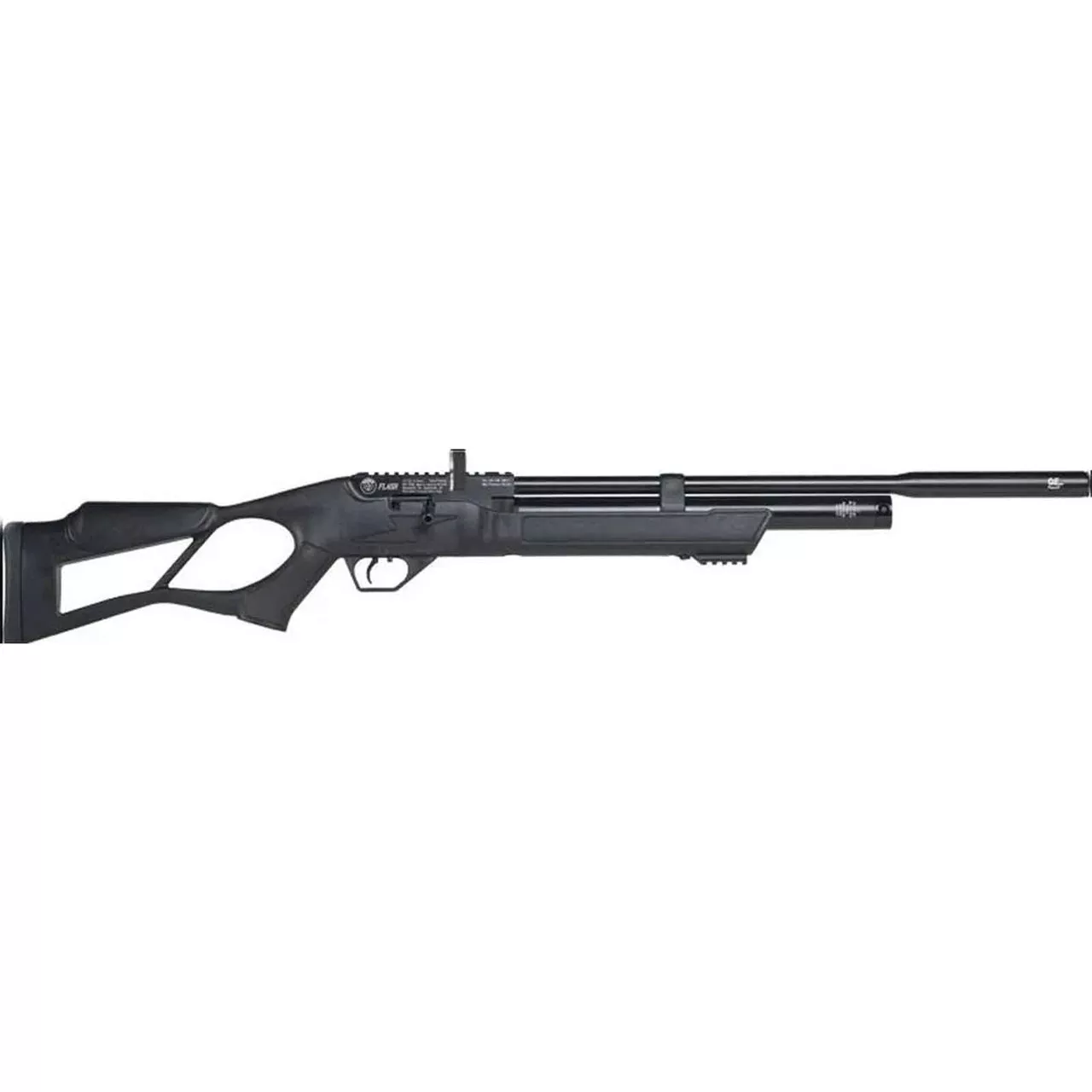 Hatsan Flash QE PCP Air Rifle .25 Caliber, 19.40″ Barrel, 10 Rounds, Black