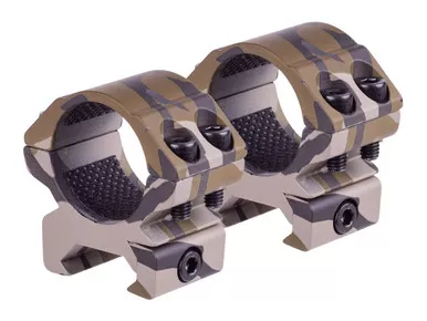 Hawke Match Mount 1" Rings, Weaver, Low, Mossy Oak Bottomlands