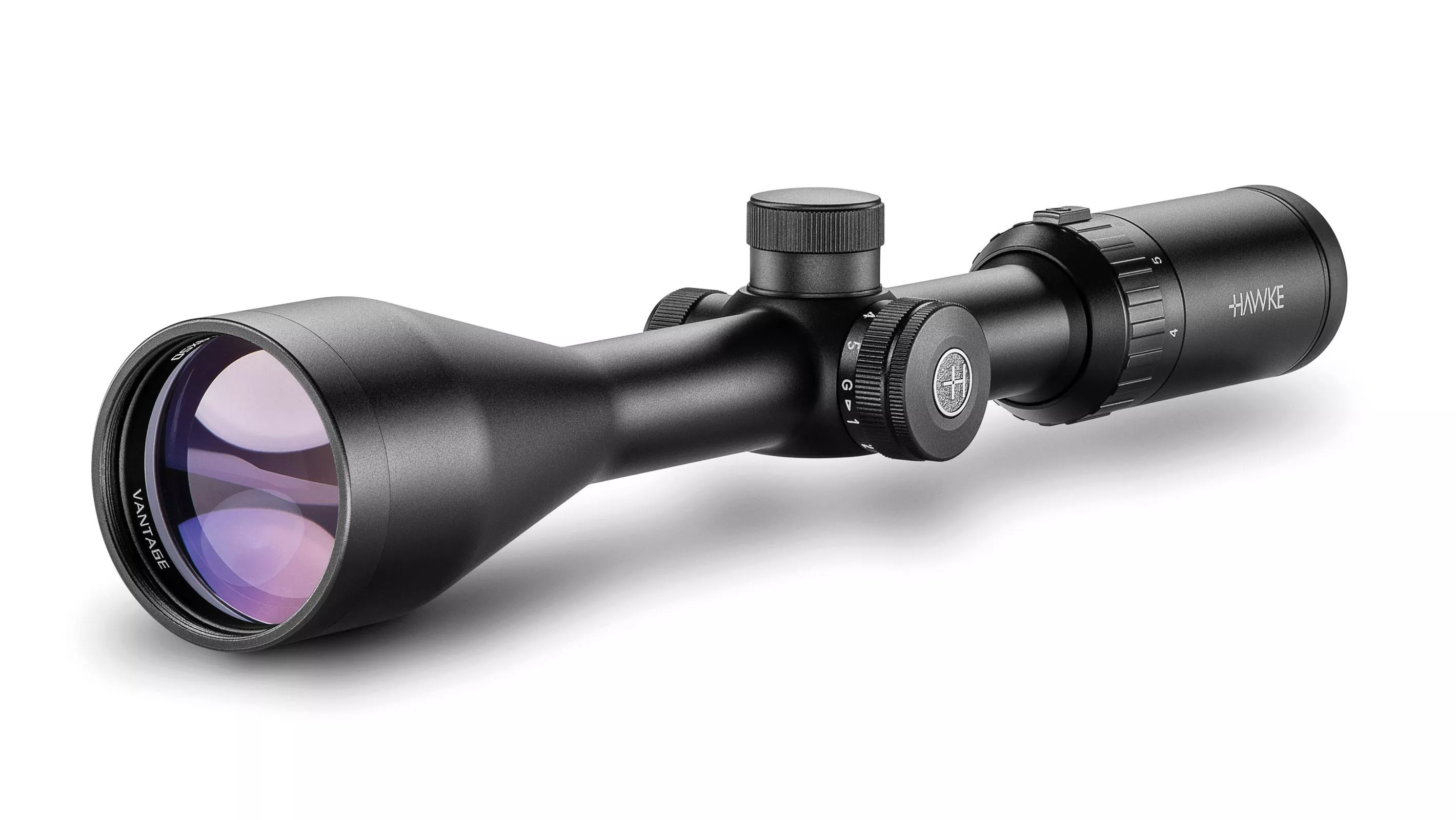 Hawke Vantage IR, 3-9X50, 1″, IR, Mil Dot (Etched), Black